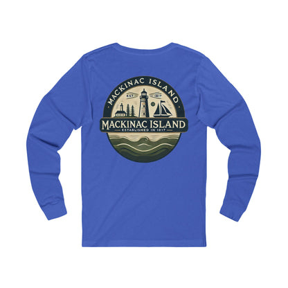 Vintage Mackinac Island Unisex Jersey Long Sleeve Tee