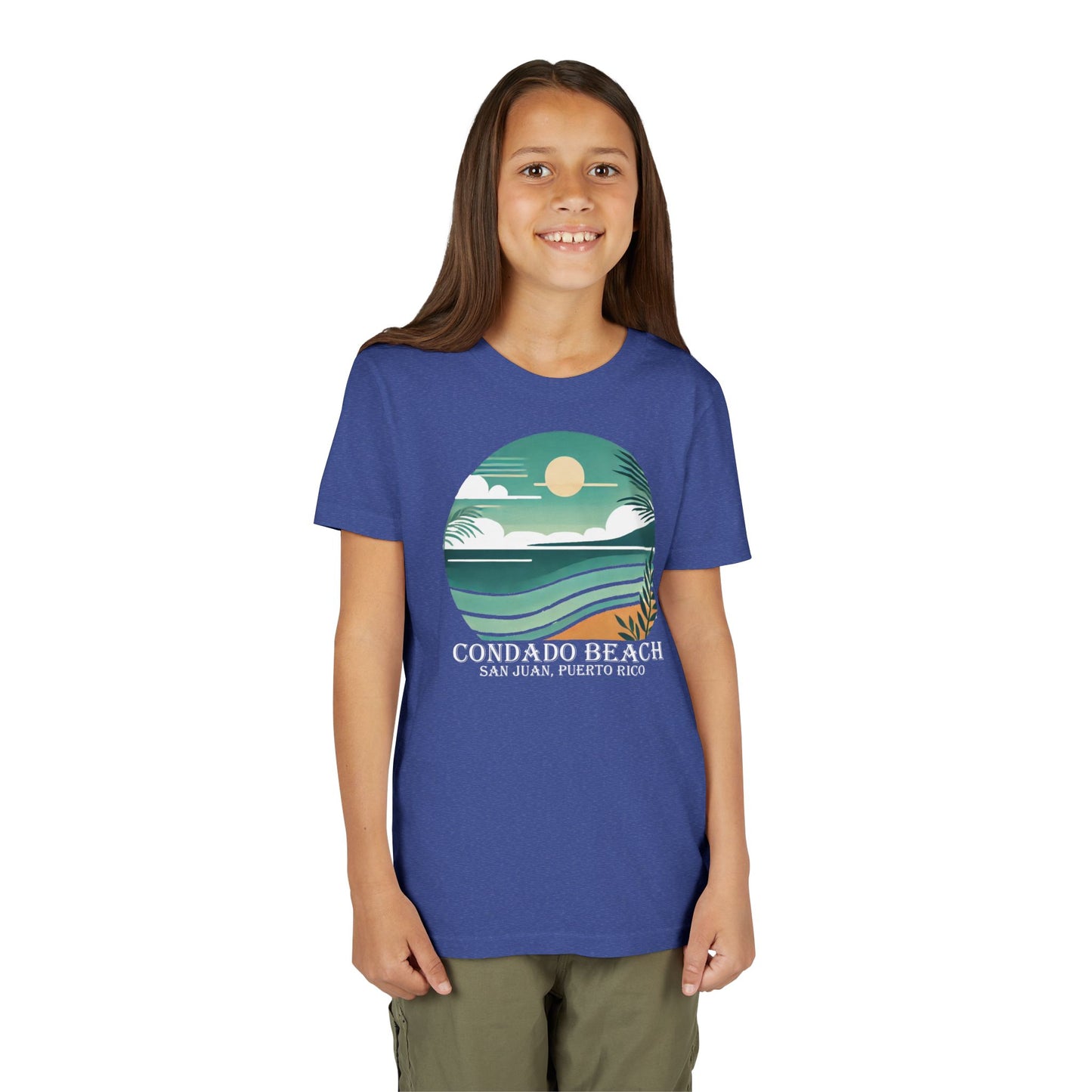 Coastal Vibes Condado Beach Unisex Youth Short Sleeve Tee