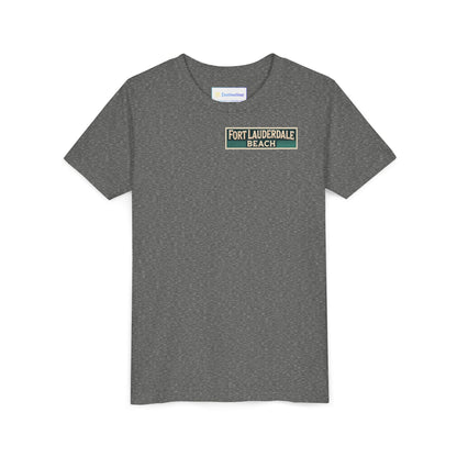 Vintage Fort Lauderdale Unisex Youth Short Sleeve Tee