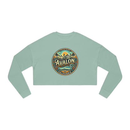 Elegant Avalon Women's Cropped Sweatshirt