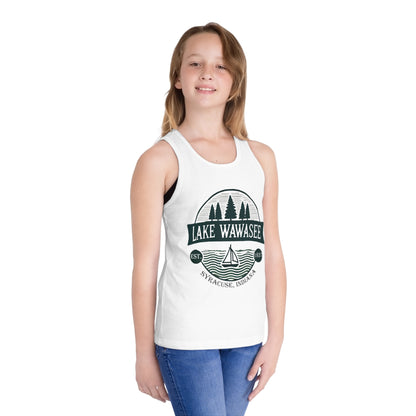 Vintage Lake Wawasee Unisex Kids Jersey Tank Top