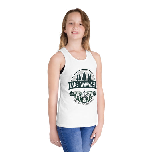 Vintage Lake Wawasee Unisex Kids Jersey Tank Top