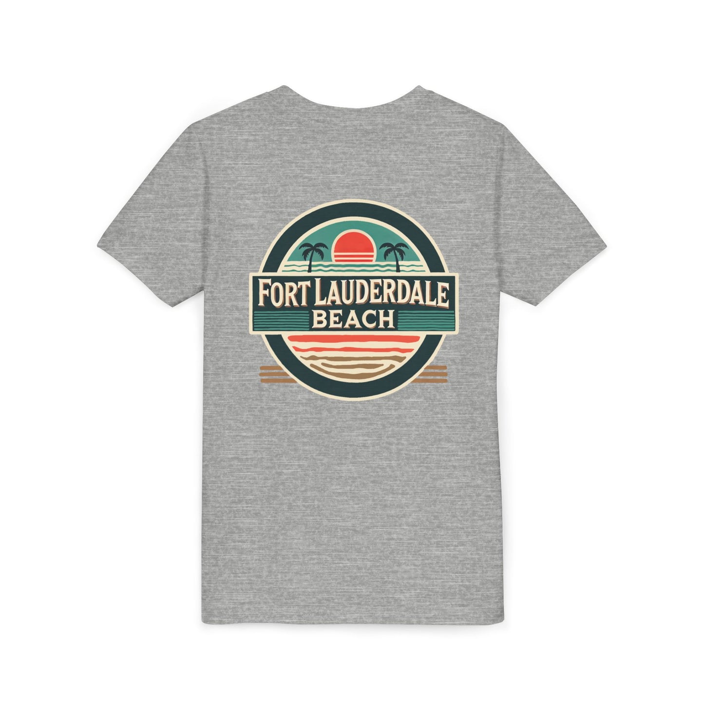 Vintage Fort Lauderdale Unisex Youth Short Sleeve Tee