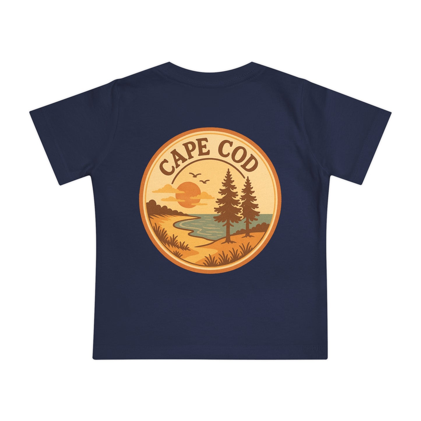 Rustic Cape Cod Unisex Baby Short Sleeve T-Shirt
