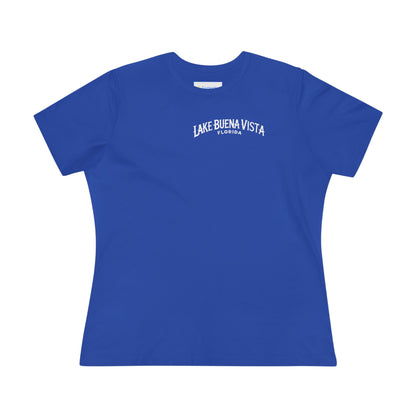 Adventurous Lake Buena Vista Women's Cotton Tee
