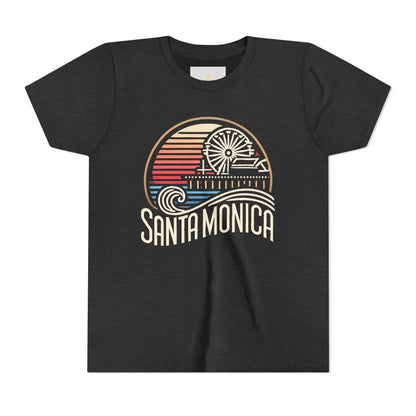 Vibrant Santa Monica Youth Short Sleeve Tee