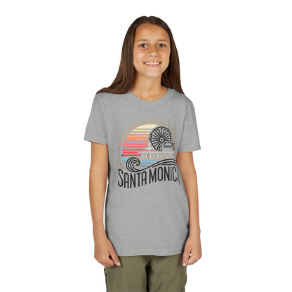 Vibrant Santa Monica Youth Short Sleeve Tee