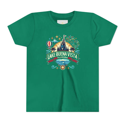 Adventurous Lake Buena Vista Unisex Youth Short Sleeve Tee