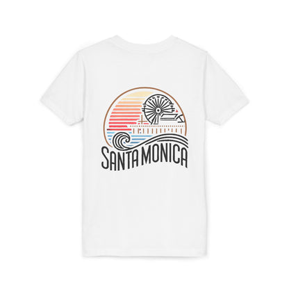 Vibrant Santa Monica Youth Short Sleeve Tee