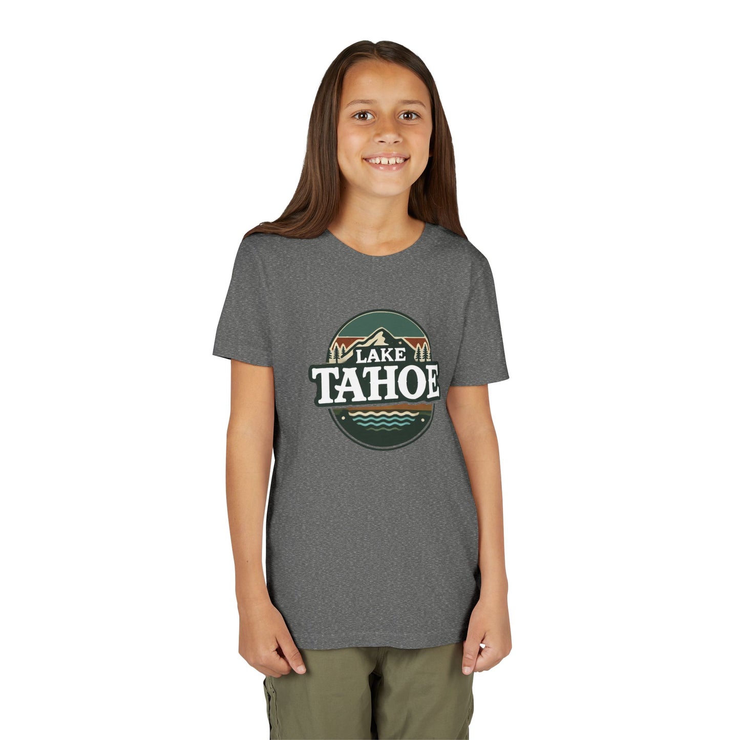 Vintage Lake Tahoe Unisex Youth Short Sleeve Tee