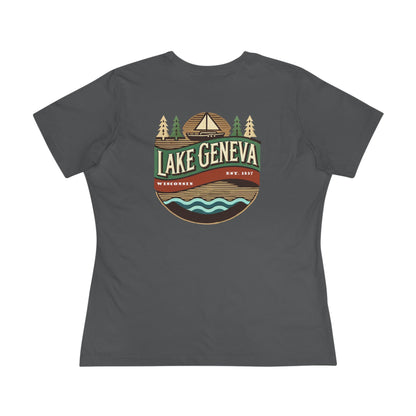 Retro Lake Geneva Women's Cotton Tee