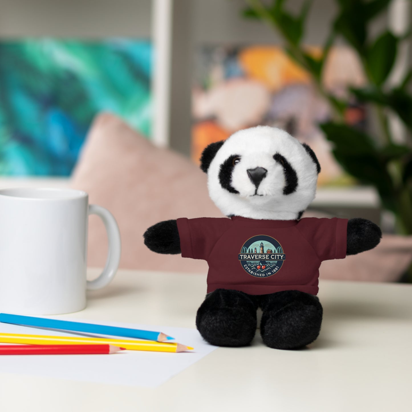 Vintage Traverse City Stuffed Animals with Tee