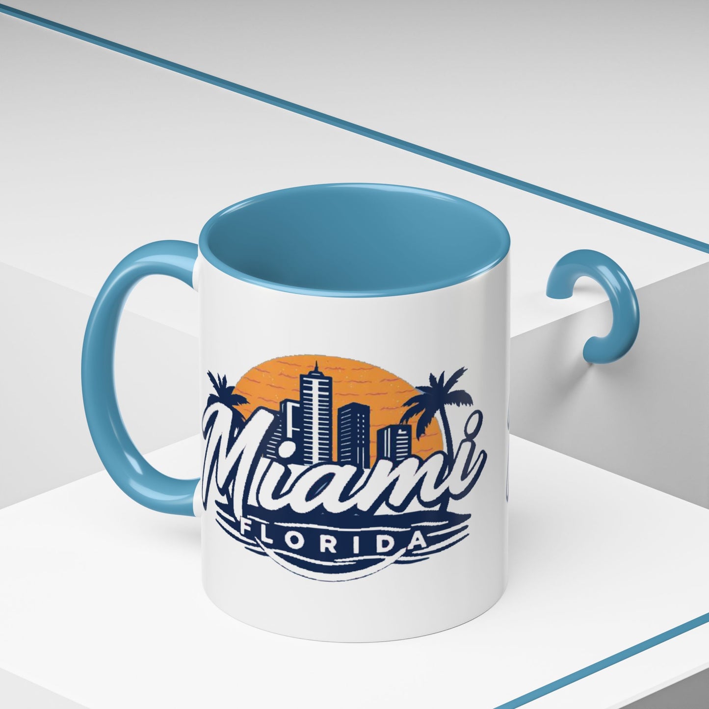 Retro Miami Accent Coffee Mug