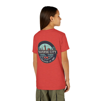 Vintage Traverse City Unisex Youth Short Sleeve Tee