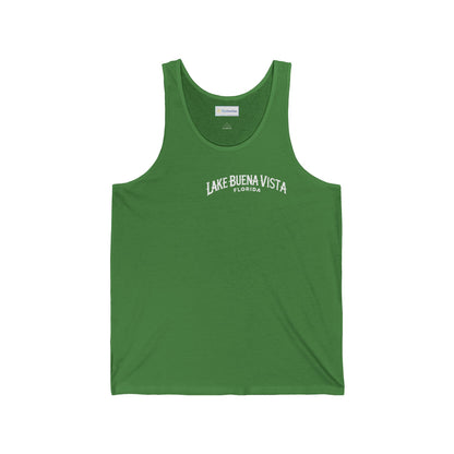 Adventurous Lake Buena Vista Unisex Jersey Tank