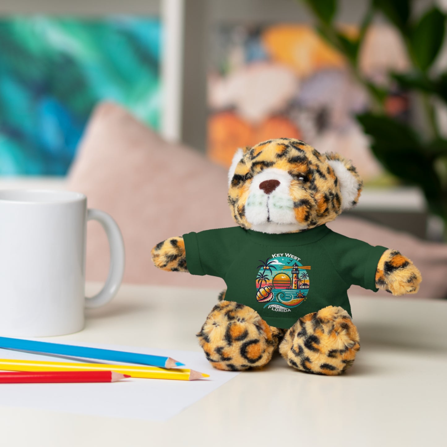 Vibrant Key West Stuffed Animals with Tee