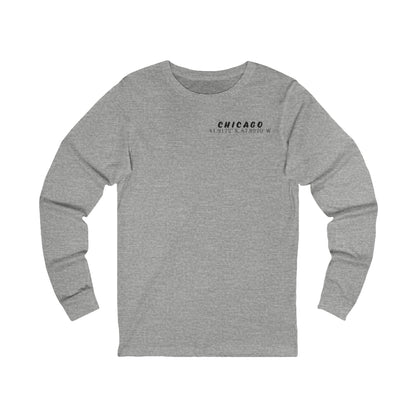 Latitudes Chicago Skyline Unisex Jersey Long Sleeve Tee