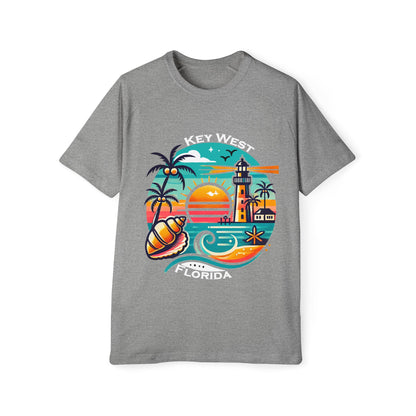 Vibrant Key West Men's Raglan T-Shirt