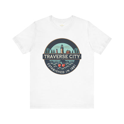 Vintage Traverse City Unisex Jersey Short Sleeve Tee