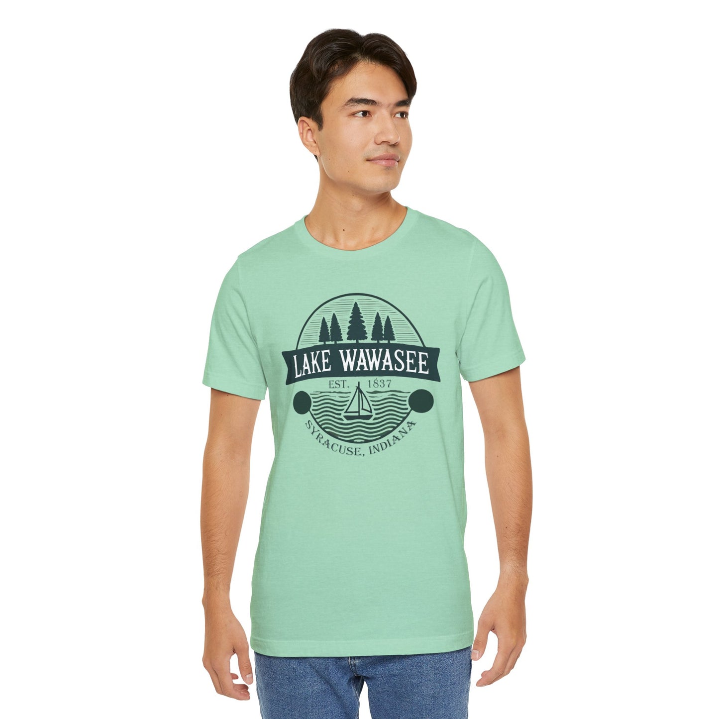 Vintage Lake Wawasee Unisex Jersey Short Sleeve Tee