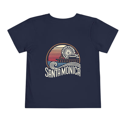 Vibrant Santa Monica Unisex Toddler Short Sleeve Tee