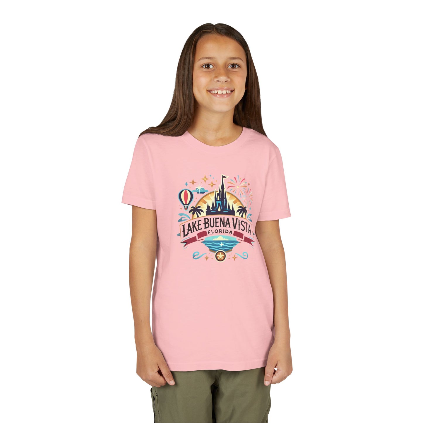 Adventurous Lake Buena Vista Unisex Youth Short Sleeve Tee