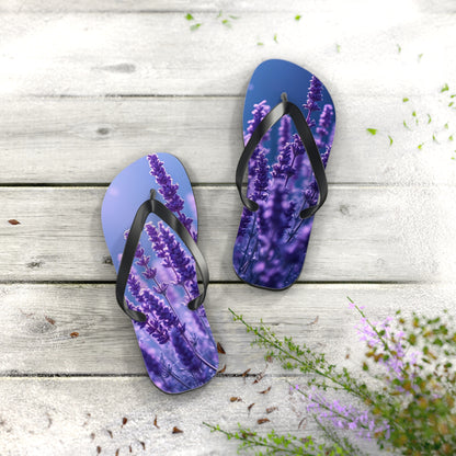 Lavender Flip Flops
