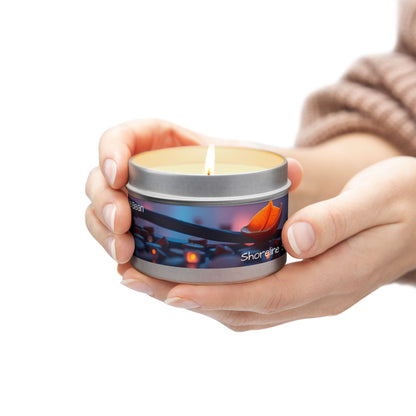 Vanilla Bean Scented Rustic Tin Candle
