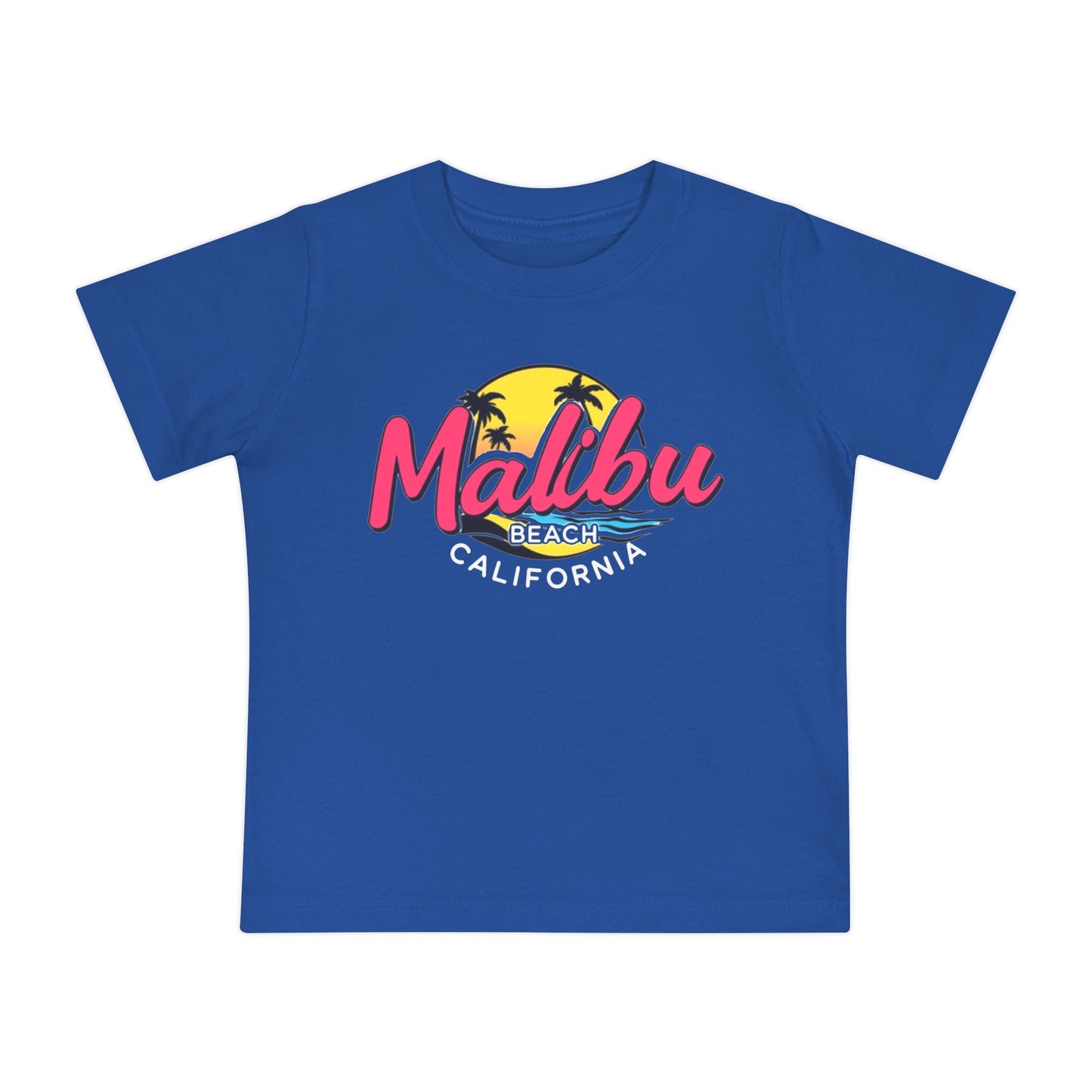 Retro Malibu Unisex Baby Short Sleeve T-Shirt