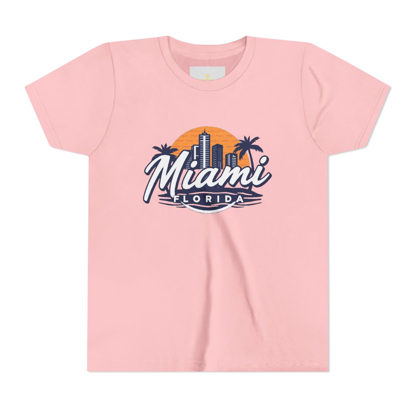 Retro Miami Unisex Youth Short Sleeve Tee