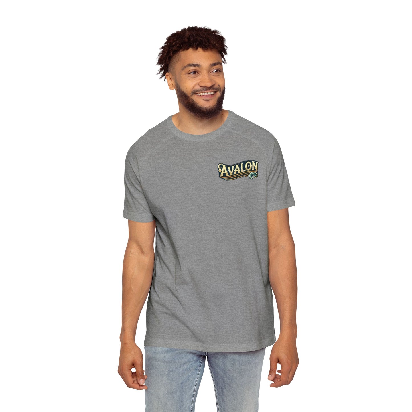 Elegant Avalon Men's Raglan T-Shirt