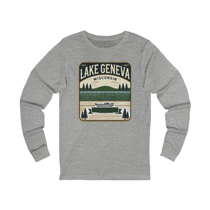 Vintage Lake Geneva Unisex Jersey Long Sleeve Tee