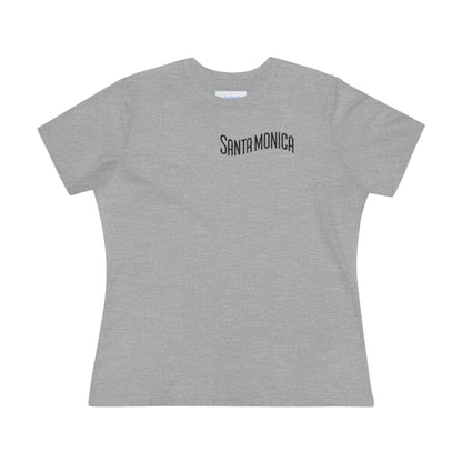 Vibrant Santa Monica Women's Cotton Tee