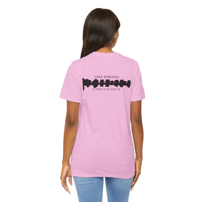 Latitudes Lake Wawasee Unisex Jersey Short Sleeve Tee