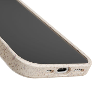Red Hearts Print MagSafe Biodegradable Phone Case