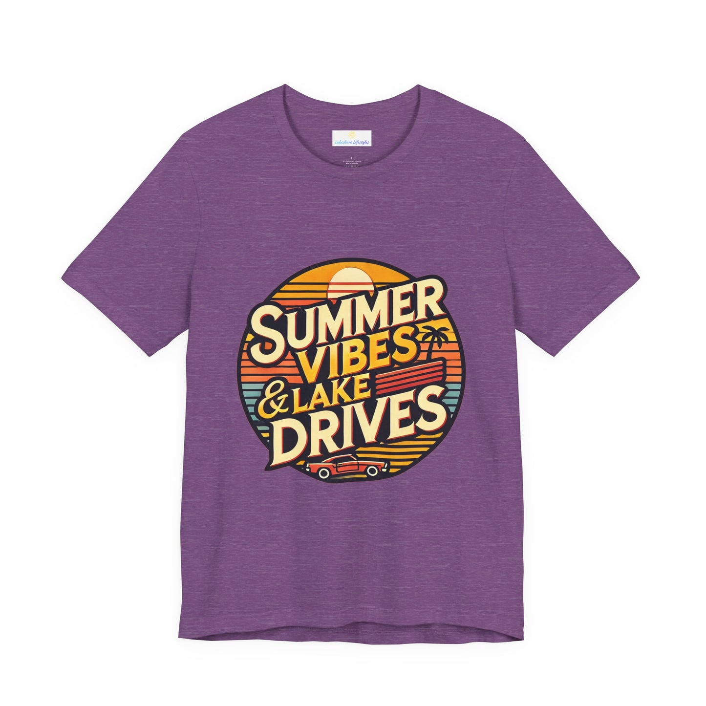 Summer Vibes & Lake Drives Short Sleeve Tee