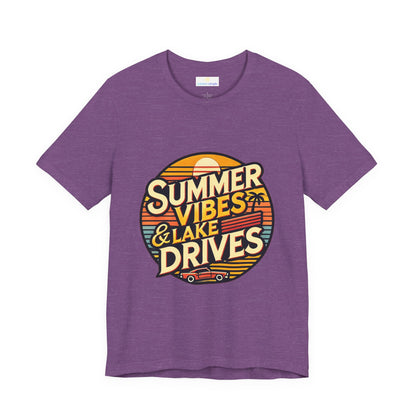 Summer Vibes & Lake Drives Short Sleeve Tee