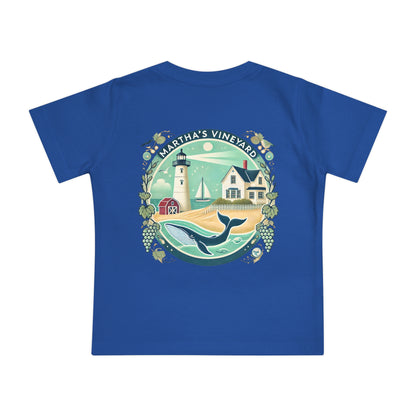 Vintage Martha's Vineyard Unisex Baby Short Sleeve T-Shirt