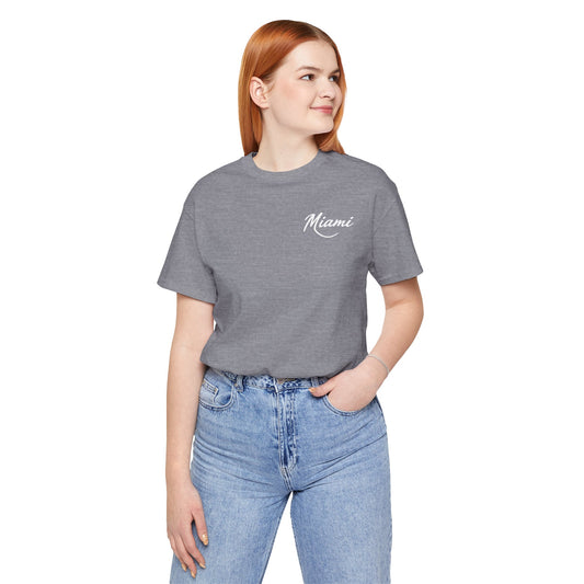 Retro Miami Unisex Jersey Short Sleeve Tee
