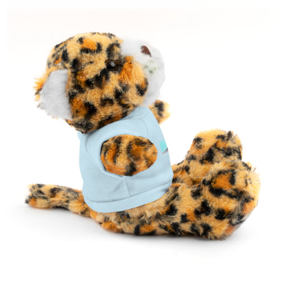 Elegant Chicago Skyline Stuffed Animals with Tee