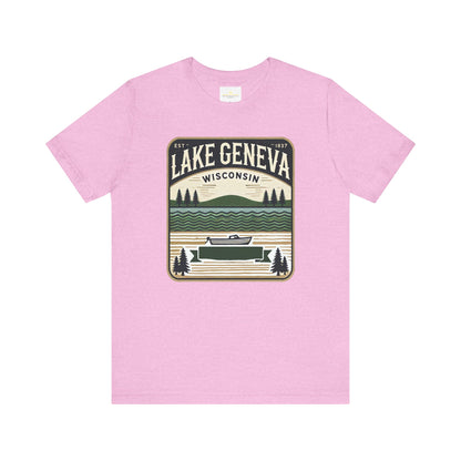 Vintage Lake Geneva Unisex Jersey Short Sleeve Tee