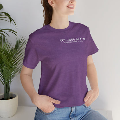 Coastal Vibes Condado Beach Unisex Jersey Short Sleeve Tee