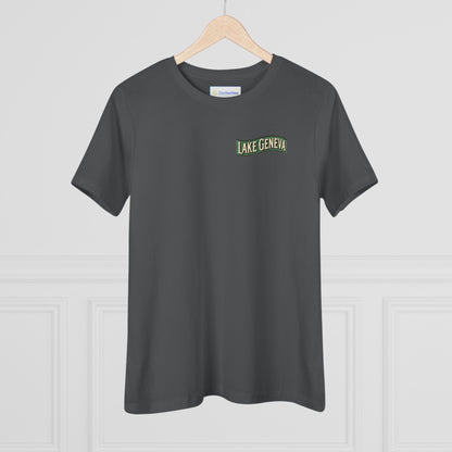 Retro Lake Geneva Women's Cotton Tee