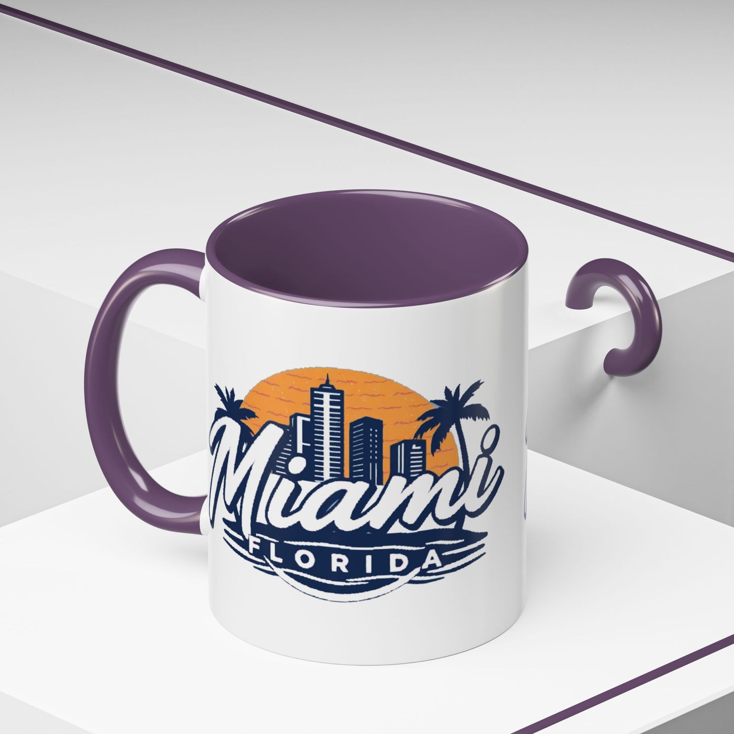 Retro Miami Accent Coffee Mug