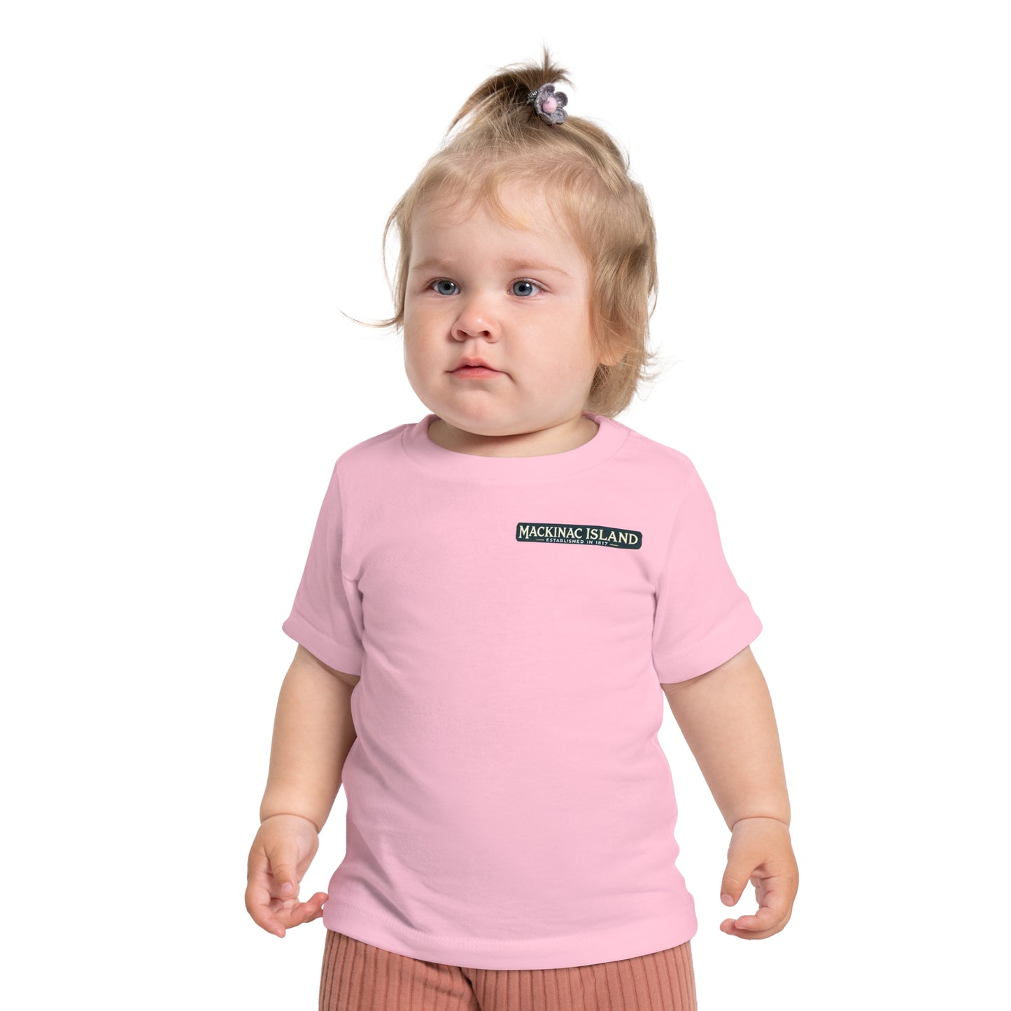 Vintage Mackinac Island Unisex Baby Short Sleeve T-Shirt