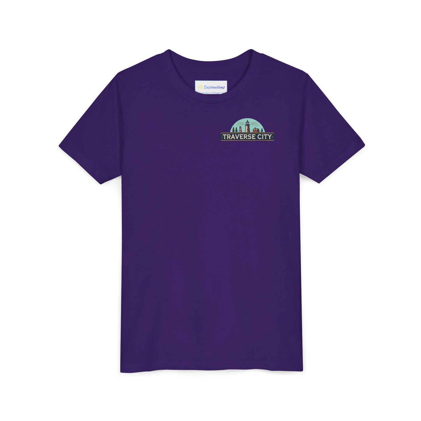 Vintage Traverse City Unisex Youth Short Sleeve Tee