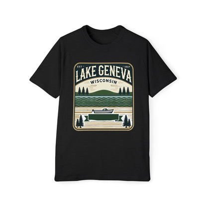 Vintage Lake Geneva Men's Raglan T-Shirt