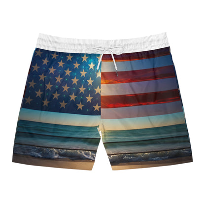 Memorial Men's Mid-Length Swim Shorts