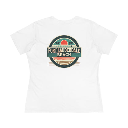 Vintage Fort Lauderdale Women's Cotton Tee