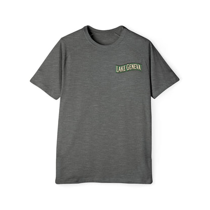 Retro Lake Geneva Men's Raglan T-Shirt